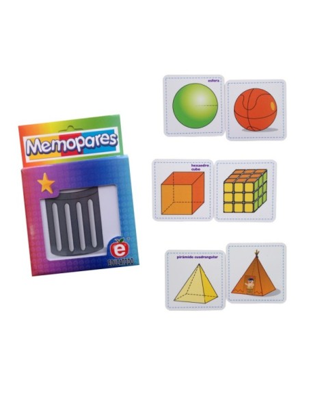 Memopares asociación cuerpos geométricos