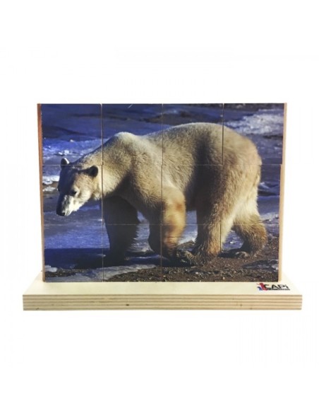Puzle vertical Oso Polar