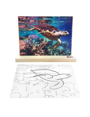 Puzle vertical Tortuga
