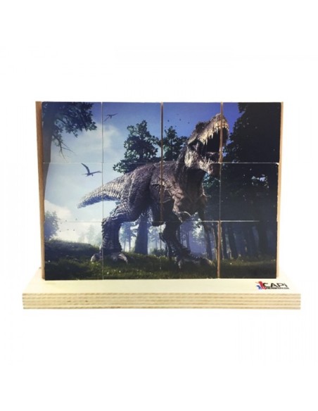 Puzle vertical Dinosaurio