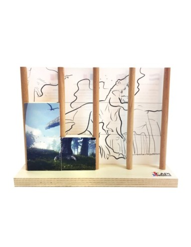 Puzle vertical Dinosaurio