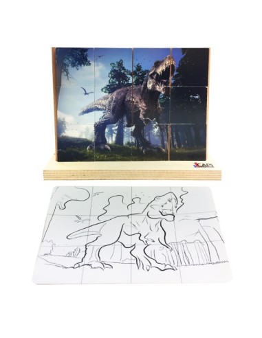 Puzle vertical Dinosaurio