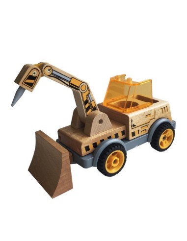 desmontable-madera-camión-excavador